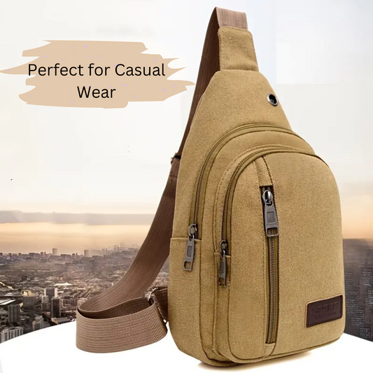 Multifunction Canvas Chest Bag, Single Shoulder Bag, Crossbody Sling Bag, Chest Bag, Travel Backpack, Shoulder Bags.