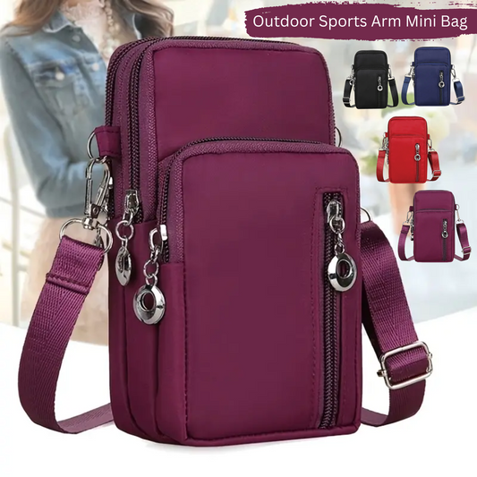 Outdoor Sports Arm Mini Bag, Running Phone Purse, Casual Mini Bag, Sling Bag, Single Shoulder Bag, Crossbody Bag, Chest Bag, Shoulder Bags.