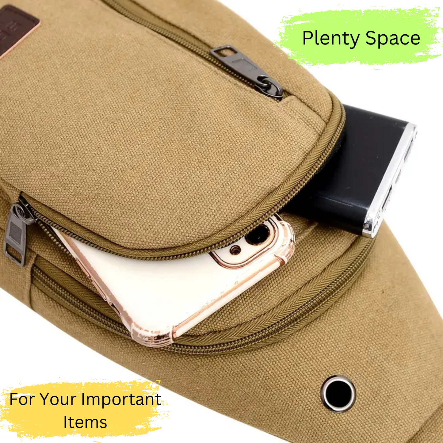 Multifunction Canvas Chest Bag, Single Shoulder Bag, Crossbody Sling Bag, Chest Bag, Travel Backpack, Shoulder Bags.